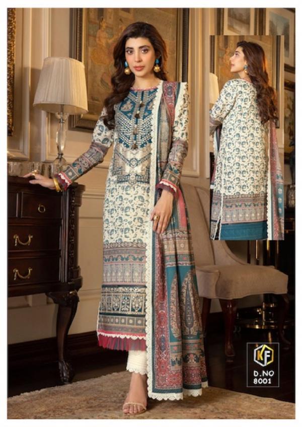 Keval Sobia Nazir Vol-8 Cotton Dress Material